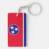 Tennessee-vlag Sleutelhanger (achterkant)
