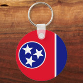 Tennessee-vlag Sleutelhanger (Voorkant)