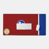 Tennessee vlag-zegel bureaumat (Keyboard & Muis)