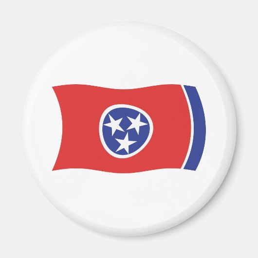 Tennessee Vlagmagneet Magneet (Voorkant)