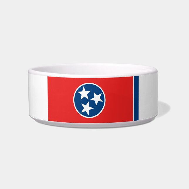 Tennessee vlagzegel voerbakje (Voorkant)
