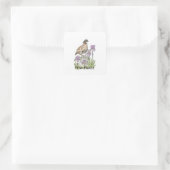 Tennessee-vogelbloem Vierkante Sticker (Tas)