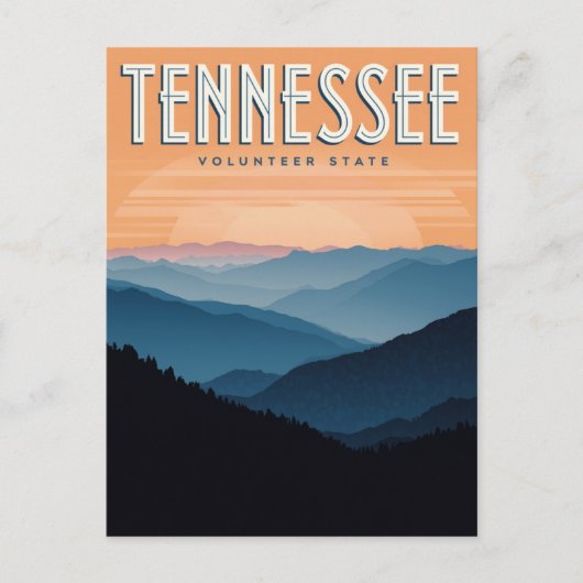 Tennessee Volunteer State Briefkaart (Voorkant)