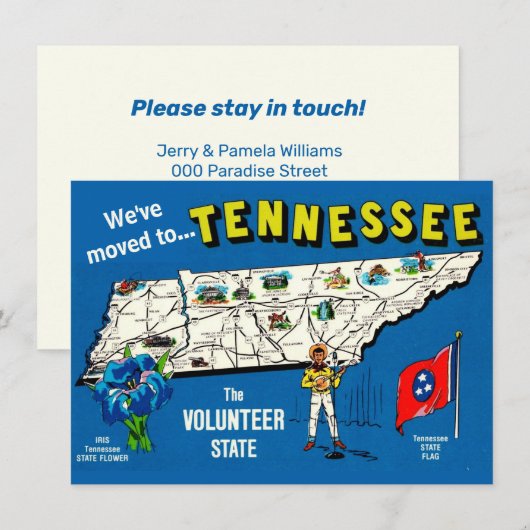 Tennessee Volunteers  Aankondiging (Voorkant / Achterkant)