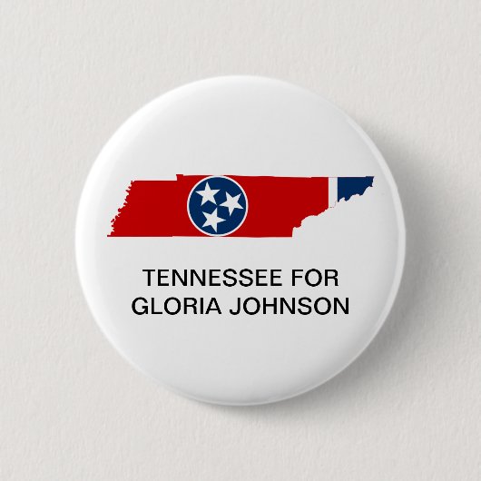 TENNESSEE voor Gloria Johnson Senaat BUTTON (Voorkant)