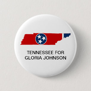 TENNESSEE voor Gloria Johnson Senaat BUTTON