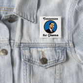Tennessee voor Obama Vierkante Button 5,1 Cm (In situ)