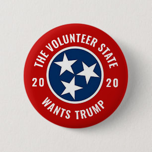 Tennessee voor Trump Ronde Button 5,7 Cm