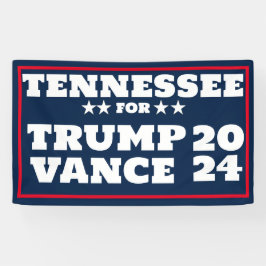 Tennessee voor Trump Vance 2024 Banner