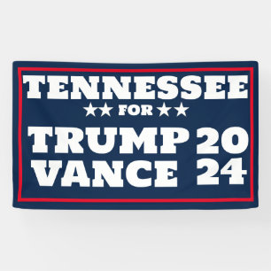 Tennessee voor Trump Vance 2024 Banner
