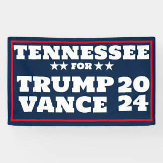 Tennessee voor Trump Vance 2024 Banner