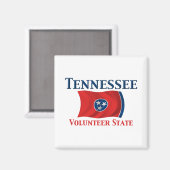 Tennessee - Vrijwilligersstaat Magneet (Voorkant / Achterkant)