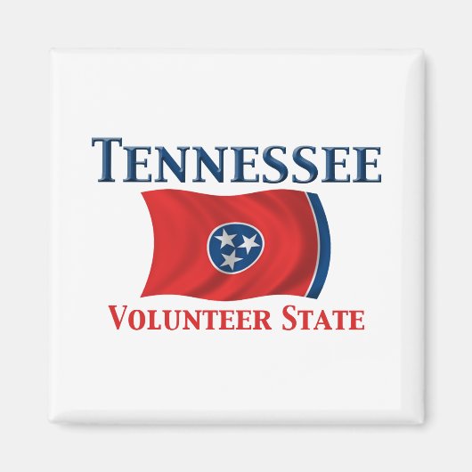 Tennessee - Vrijwilligersstaat Magneet (Voorkant)