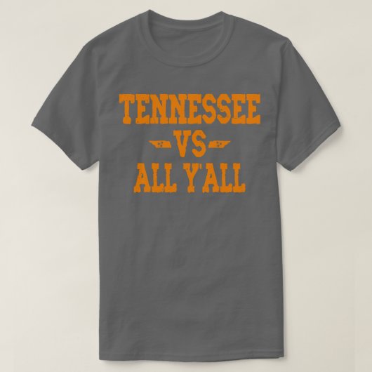 Tennessee vs alles t-shirt (Design voorkant)