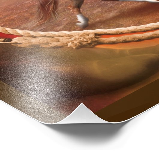 Tennessee Walker Horse "The Trotter". Foto Afdruk (Hoek)