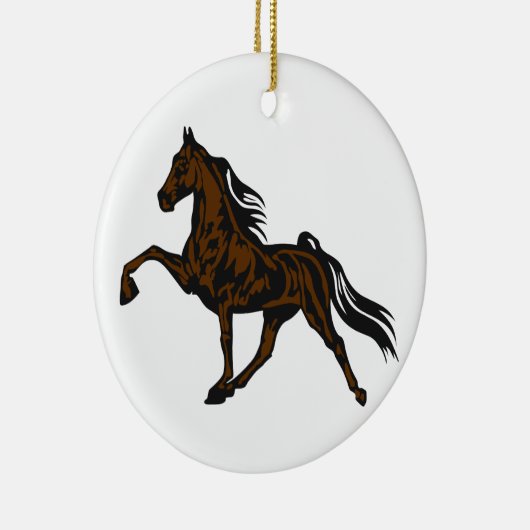 Tennessee Walker Keramisch Ornament (Rechts)