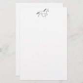 Tennessee Walking Horse Briefpapier (Voorkant / Achterkant)