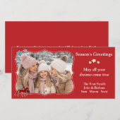 Tennessee Walking Horse Feestelijke Kerstgroet Feestdagenkaart (Voorkant / Achterkant)