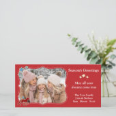 Tennessee Walking Horse Feestelijke Kerstgroet Feestdagenkaart (Staand voorkant)