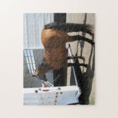 Tennessee Walking Horse & Horse Trailer Legpuzzel (Verticaal)