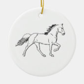 Tennessee Walking Horse Keramisch Ornament (Voorkant)