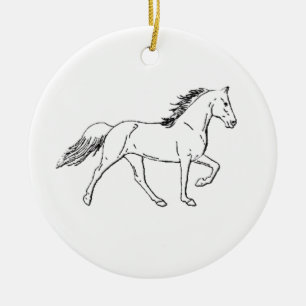 Tennessee Walking Horse Keramisch Ornament