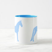 Tennessee Walking Horse (lichtblauw) Mok (Midden)