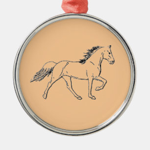 Tennessee Walking Horse Metalen Ornament