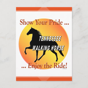 Tennessee Walking Horse Show Your Pride Briefkaart