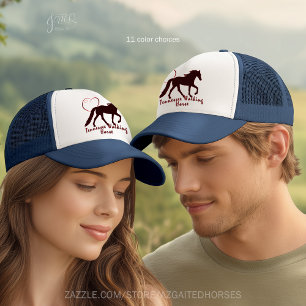 Tennessee Walking Horse Silhouette Heart Trucker Pet