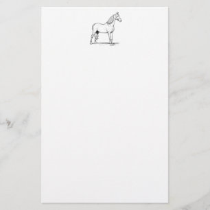 Tennessee Walking Horse - Standing Briefpapier