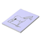 Tennessee Walking Horse - Standing Notitieblok (Linkerzijde)