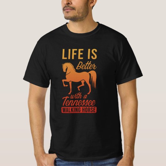 Tennessee Walking Horse T-shirt (Voorkant)