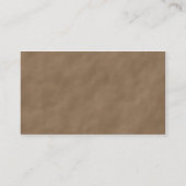 Tennessee Wandelpaard Palomino Profiel Visitekaartje (Achterkant)