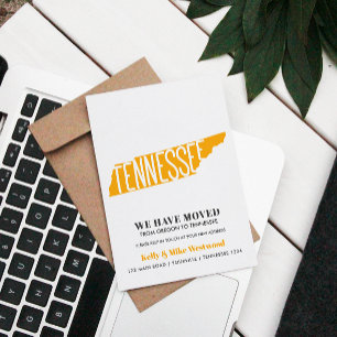 TENNESSEE We hebben het nieuwe adres Nieuw startpu Briefkaart