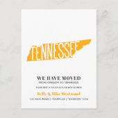 TENNESSEE We hebben het nieuwe adres Nieuw startpu Briefkaart (Voorkant)