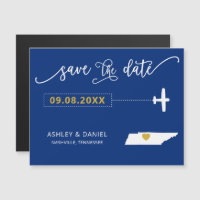 Tennessee Wedding Save the Date Card, Map