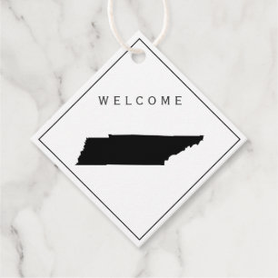 Tennessee welkomsttas cadeau Label bruiloft weeken