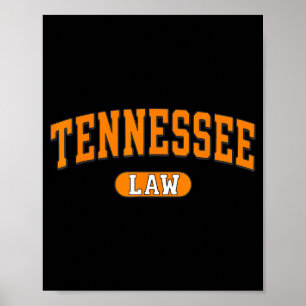 Tennessee wet tennessee bar afgestudeerd cadeau ad poster