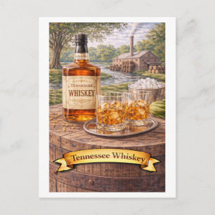 Tennessee Whiskey (Amerikaanse Voedsel Serie) Briefkaart