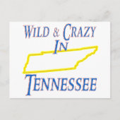 Tennessee - Wild en Crazy Briefkaart (Voorkant)