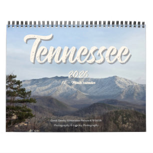 Tennessee Wildlife 2026 - 12 maanden kalender