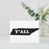 Tennessee Yall Briefkaart (Staand voorkant)