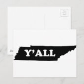 Tennessee Yall Briefkaart (Voorkant / Achterkant)
