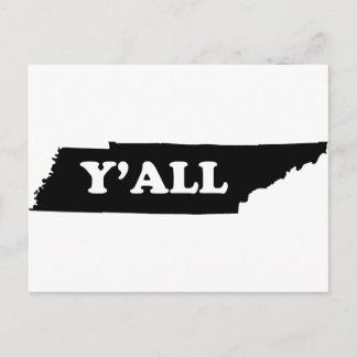 Tennessee Yall Briefkaart