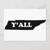 Tennessee Yall Briefkaart (Voorkant)