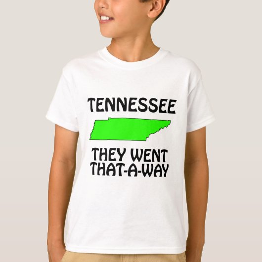 Tennessee - Ze gingen die kant uit T-shirt (Voorkant)