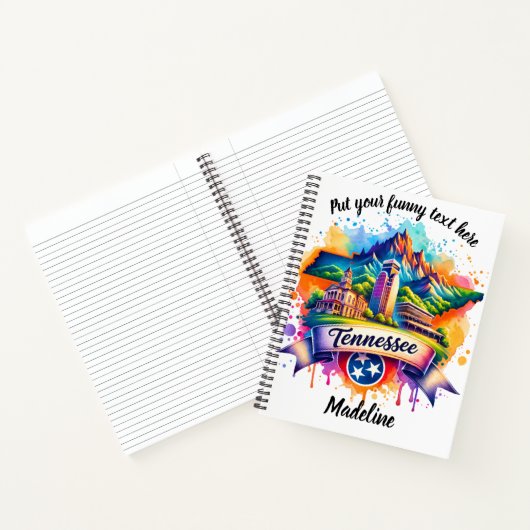 Tennessee's bezienswaardigheden in de kunst notitieboek (Binnen)