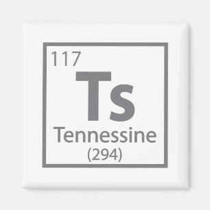 Tennessine - Tennessee Science Periodic Table Magneet