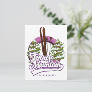 Tenney Mounnew hampshire ski logo Briefkaart